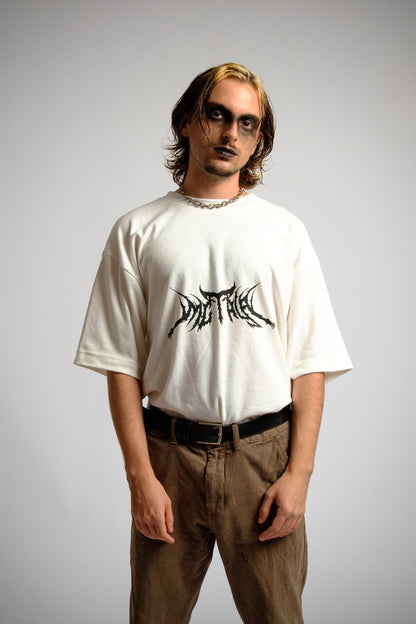LOGO-BRPR Camiseta branca estampa preta