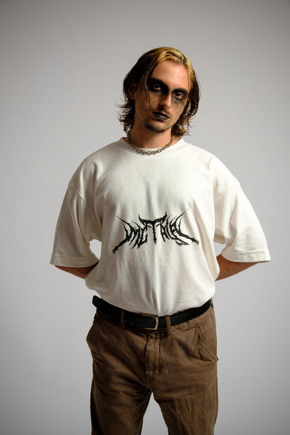LOGO-BRPR Camiseta branca estampa preta detalhe